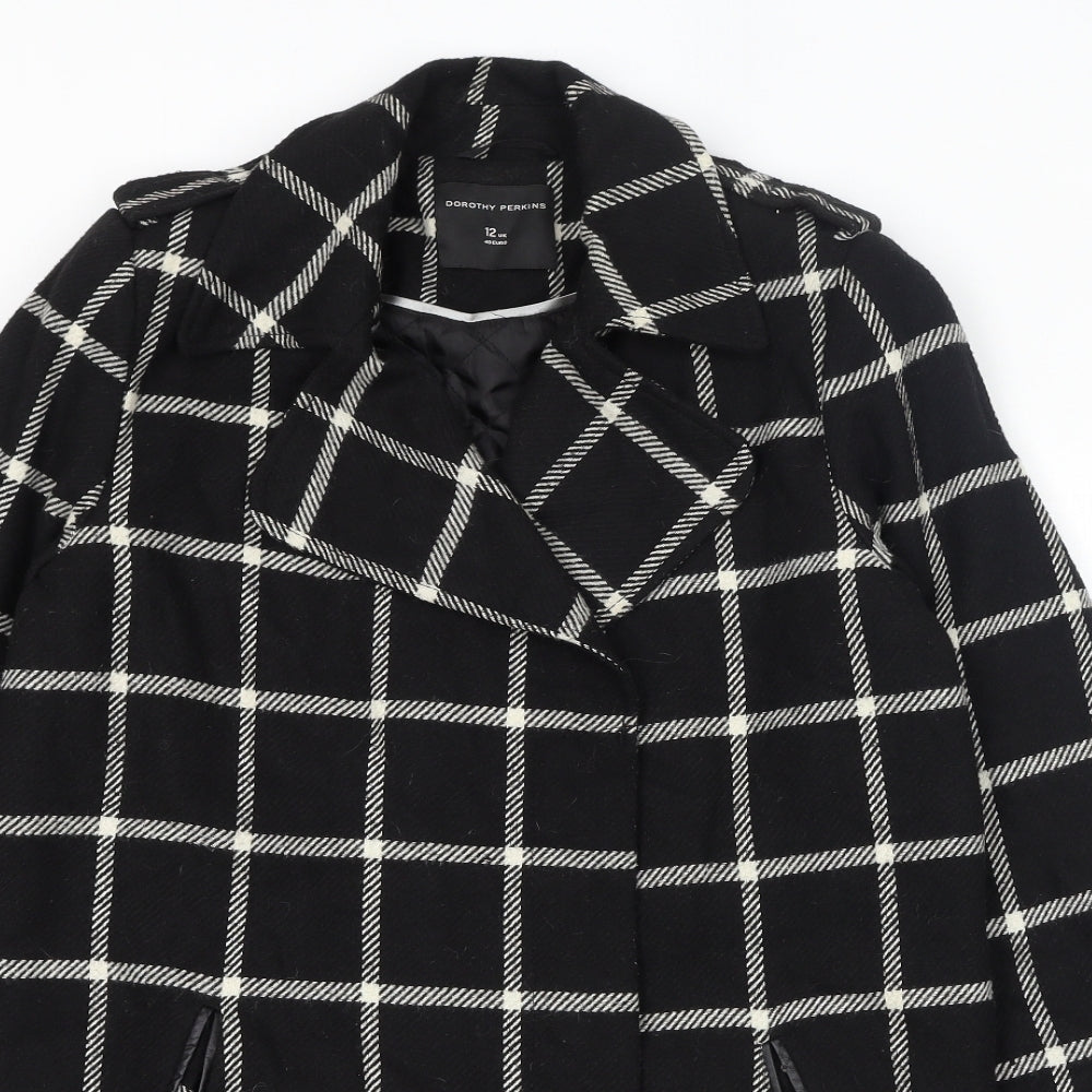 Womens UK Size 12 Dorothy Perkins Black Jacket