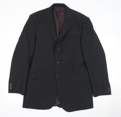 Mens UK Size 40 Marks and Spencer Regular Black Suit Jacket