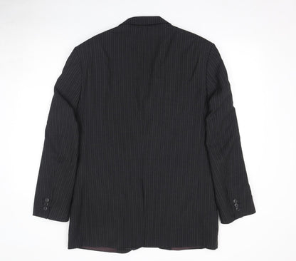 Mens UK Size 40 Marks and Spencer Regular Black Suit Jacket
