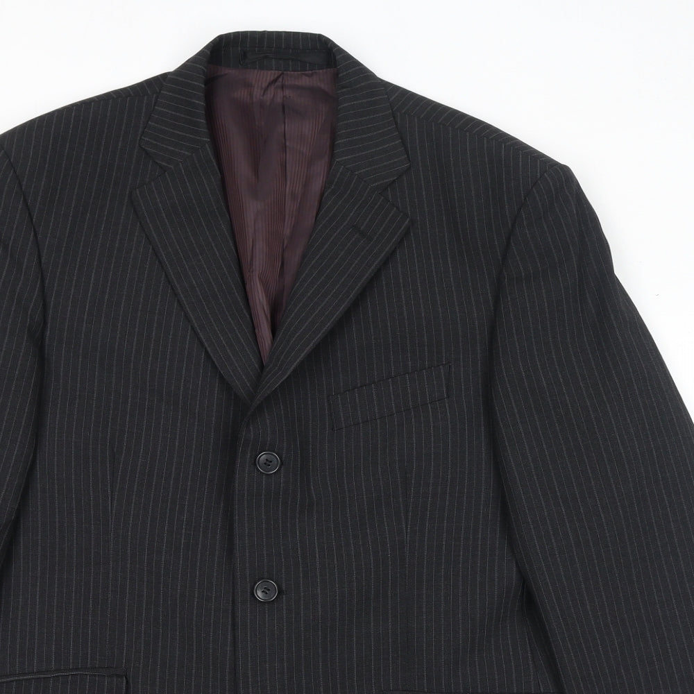 Mens UK Size 40 Marks and Spencer Regular Black Suit Jacket