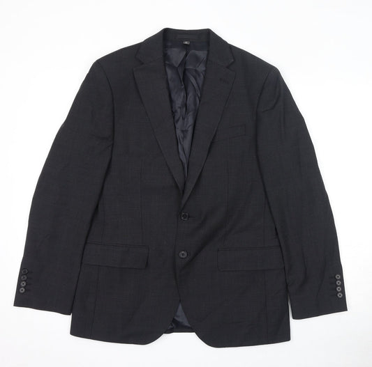 Mens UK Size 38 Marks and Spencer Regular Grey Suit Jacket