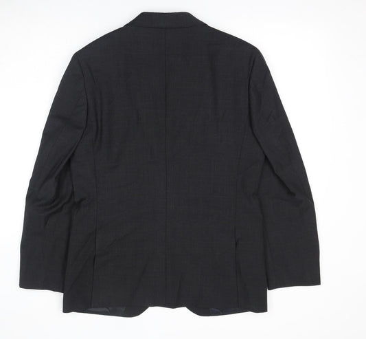 Mens UK Size 38 Marks and Spencer Regular Grey Suit Jacket