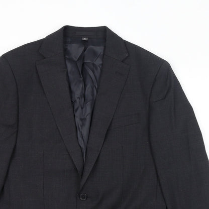 Mens UK Size 38 Marks and Spencer Regular Grey Suit Jacket