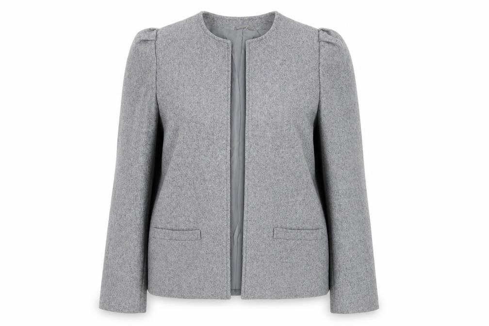 Womens UK Size 10 Topshop Grey Jacket