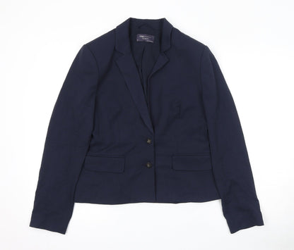 Womens UK Size 10 Marks and Spencer Regular Blue Suit Jacket