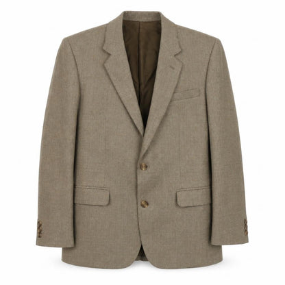 Winchester Mens Beige Polyester Jacket Suit Jacket Size 38 Regular