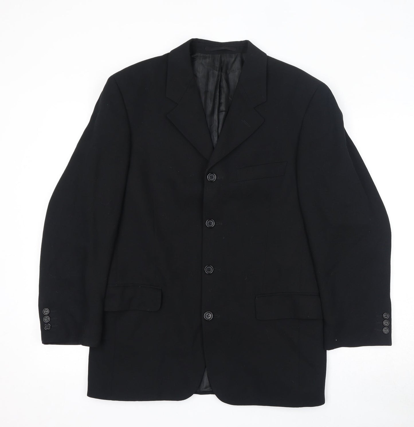 Mens UK Size 38 Maitland Regular Black Suit Jacket