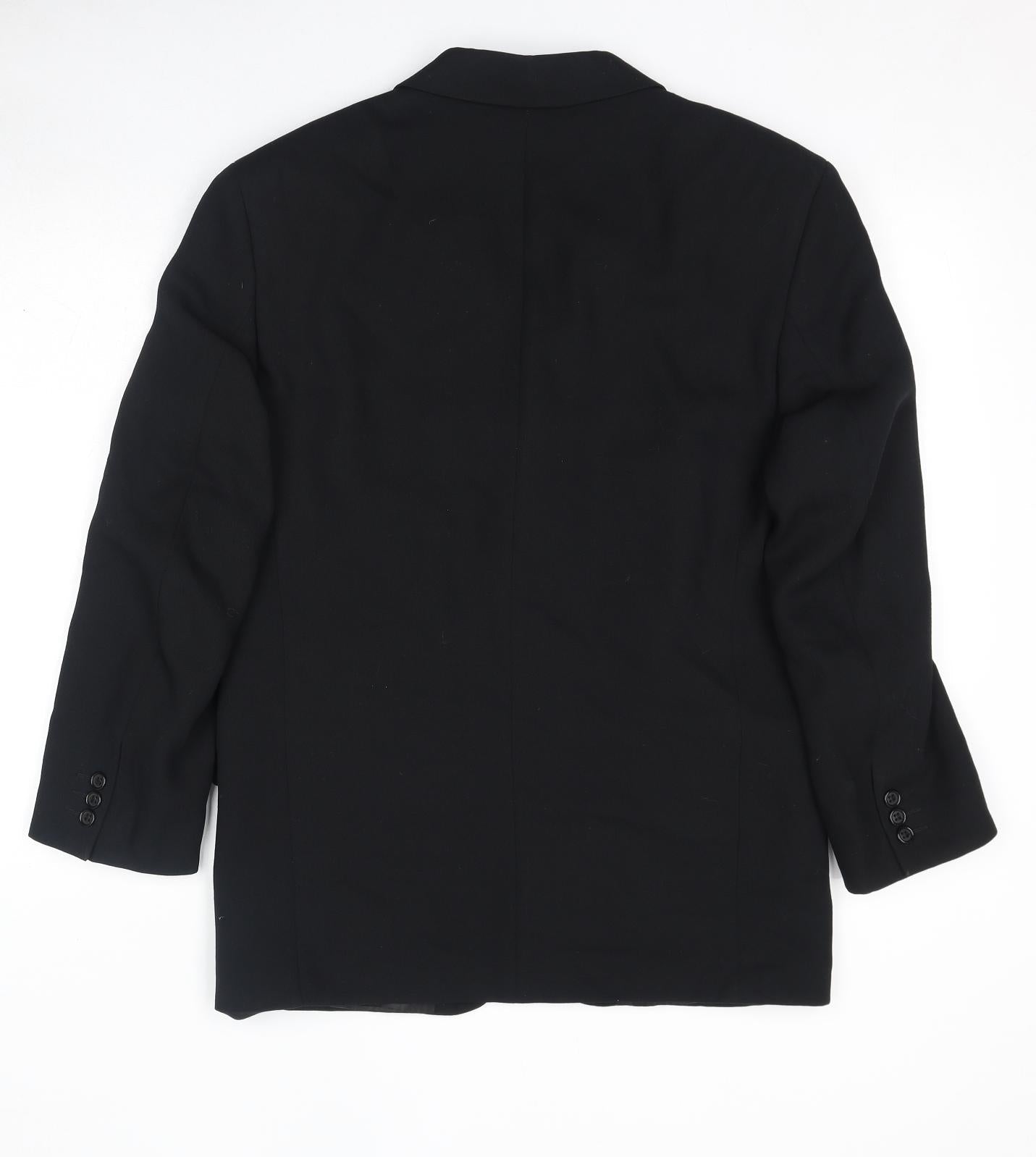 Mens UK Size 38 Maitland Regular Black Suit Jacket