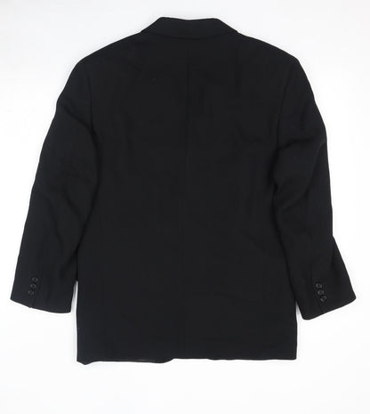 Mens UK Size 38 Maitland Regular Black Suit Jacket