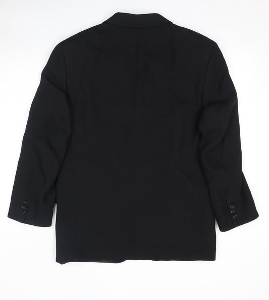 Mens UK Size 38 Maitland Regular Black Suit Jacket