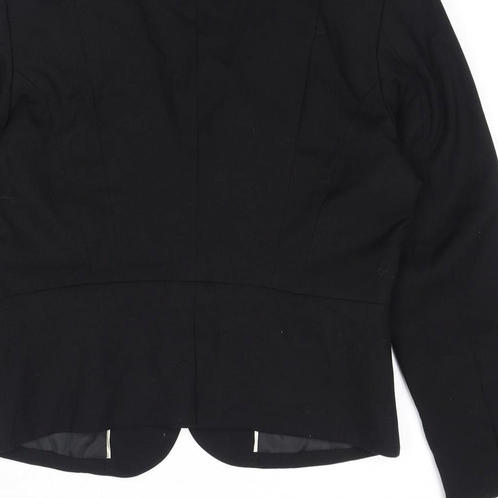 Womens UK Size 14 H&M Black Jacket