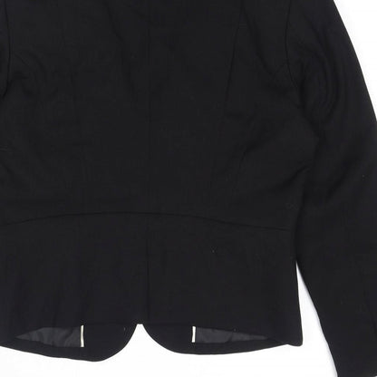 Womens UK Size 14 H&M Black Jacket