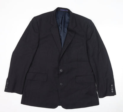 Mens UK Size 44 Hammond & Co Regular Black Suit Jacket