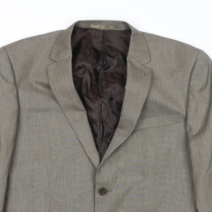 Mens UK Size 40 Skopes Regular Brown Suit Jacket