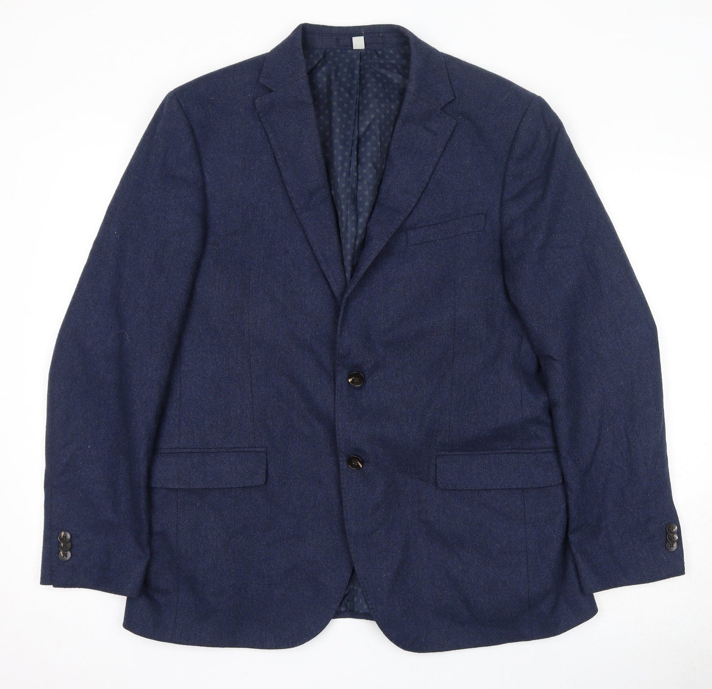 Mens UK Size 42 Marks and Spencer Regular Blue Suit Jacket
