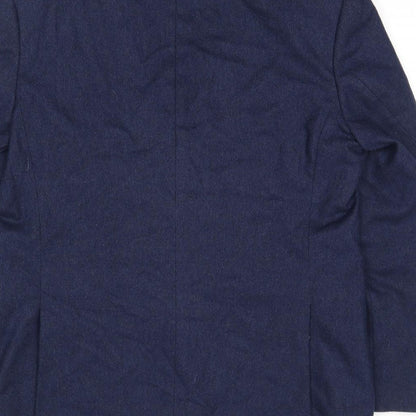 Mens UK Size 42 Marks and Spencer Regular Blue Suit Jacket