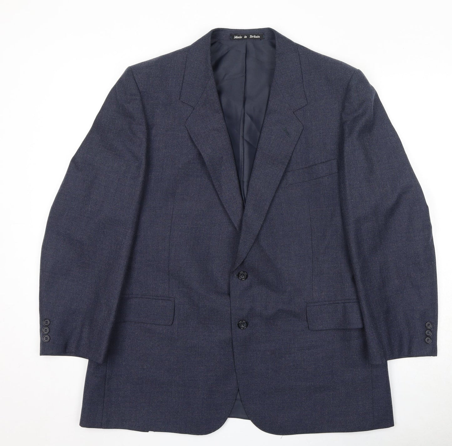 Mens UK Size 44 Greenwoods Regular Blue Suit Jacket