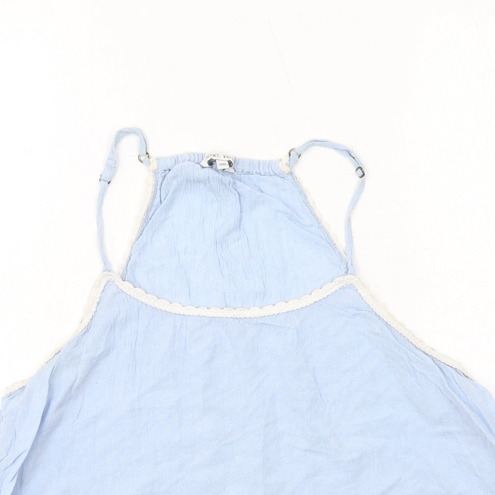 Womens UK Size 12 NEXT Blue Basic Tank