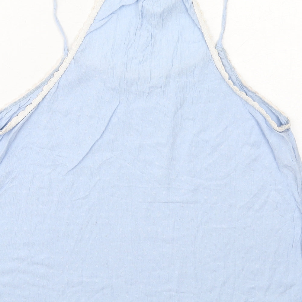 Womens UK Size 12 NEXT Blue Basic Tank