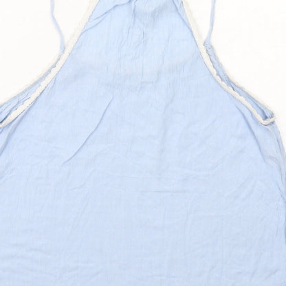 Womens UK Size 12 NEXT Blue Basic Tank