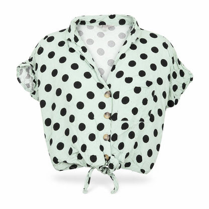 Womens UK Size 10 Miss Selfridge Green Basic Button-Up