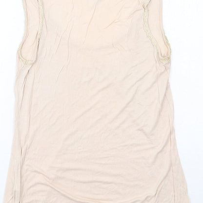 Womens UK Size M H&M Pink Basic Tank
