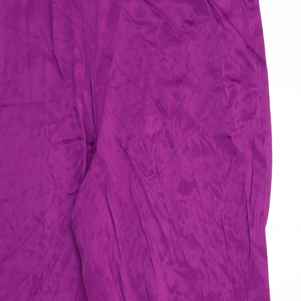 Womens UK Size 20 Marks and Spencer Regular Fit  Purple Trousers