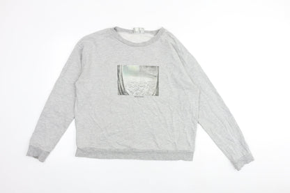 Womens UK Size 16 ASOS Grey Pullover Sweatshirt