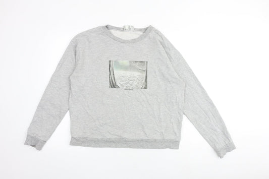Womens UK Size 16 ASOS Grey Pullover Sweatshirt