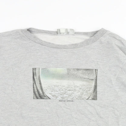 Womens UK Size 16 ASOS Grey Pullover Sweatshirt