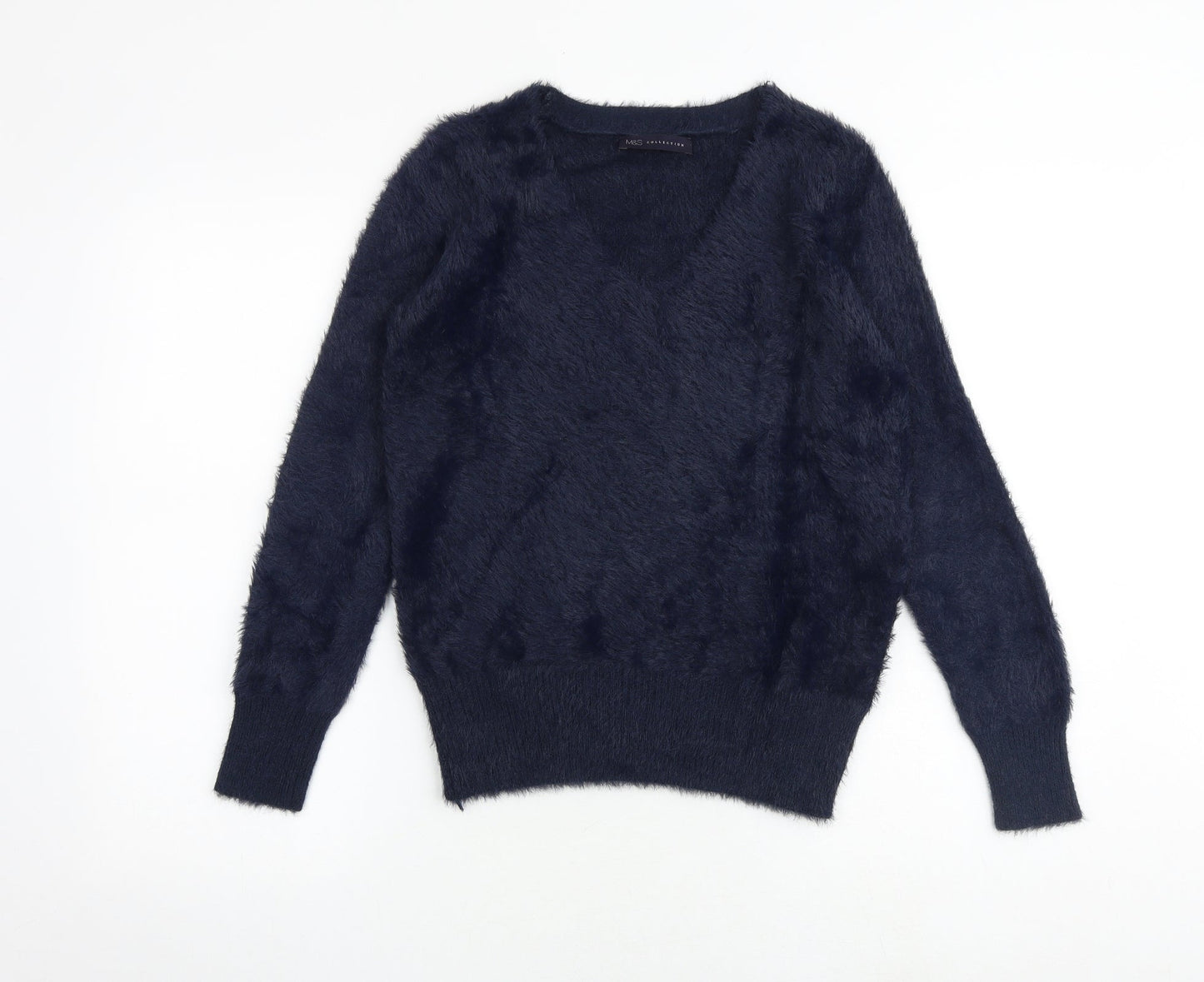 Womens UK Size S Marks and Spencer Blue Pullover Jumper