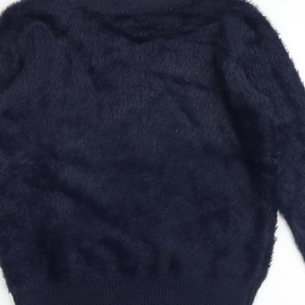 Womens UK Size S Marks and Spencer Blue Pullover Jumper