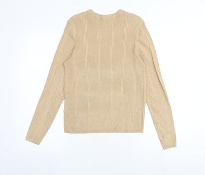 Womens UK Size 14 Marks and Spencer Brown Pullover Jumper