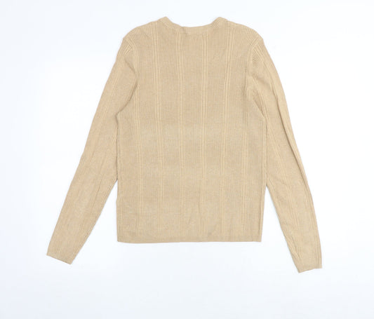 Womens UK Size 14 Marks and Spencer Brown Pullover Jumper