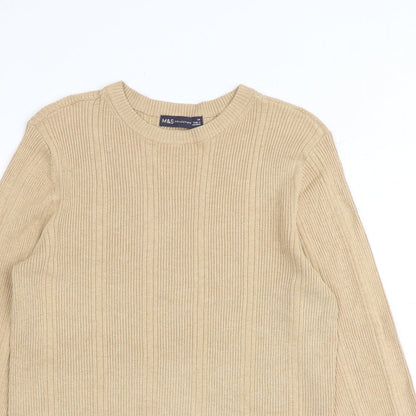 Womens UK Size 14 Marks and Spencer Brown Pullover Jumper