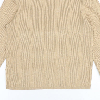 Womens UK Size 14 Marks and Spencer Brown Pullover Jumper