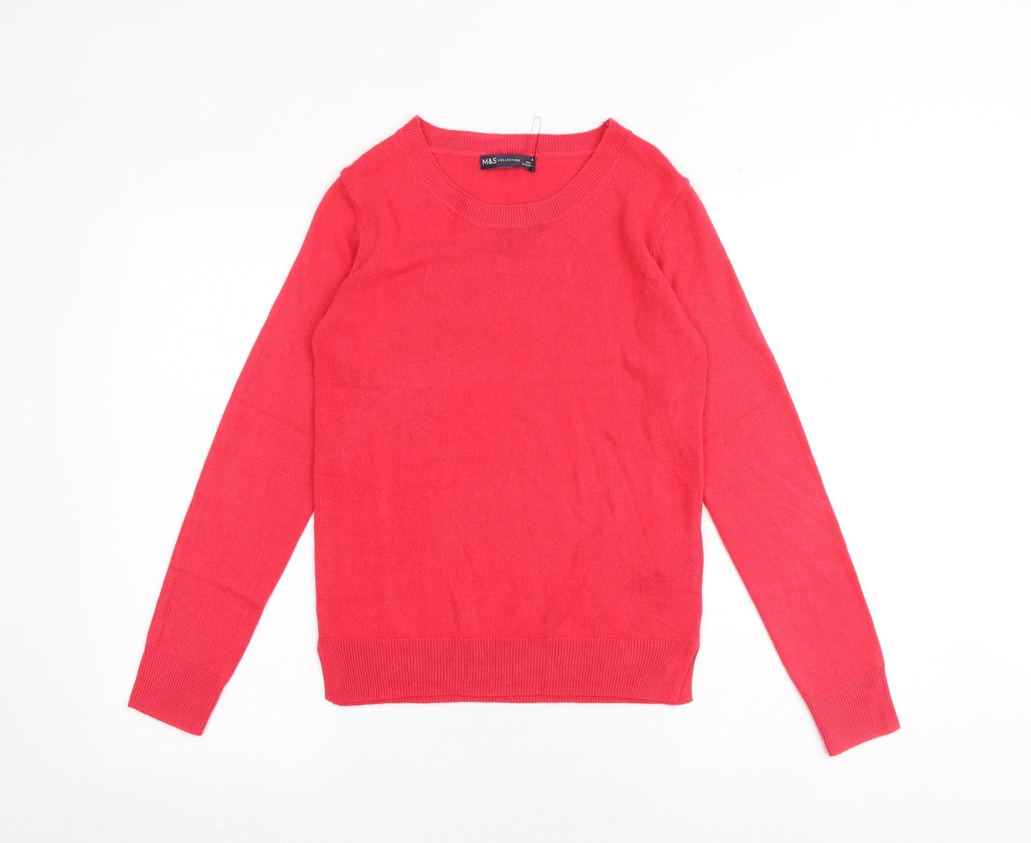 Womens UK Size 6 Marks and Spencer Pink Pullover Jumper