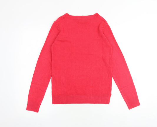 Womens UK Size 6 Marks and Spencer Pink Pullover Jumper