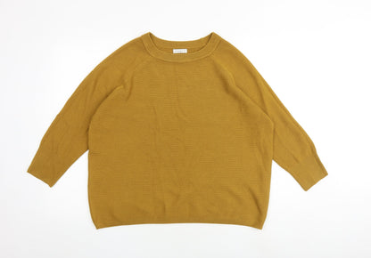 Womens UK Size XS Jaqueline de Yong Brown Pullover Jumper