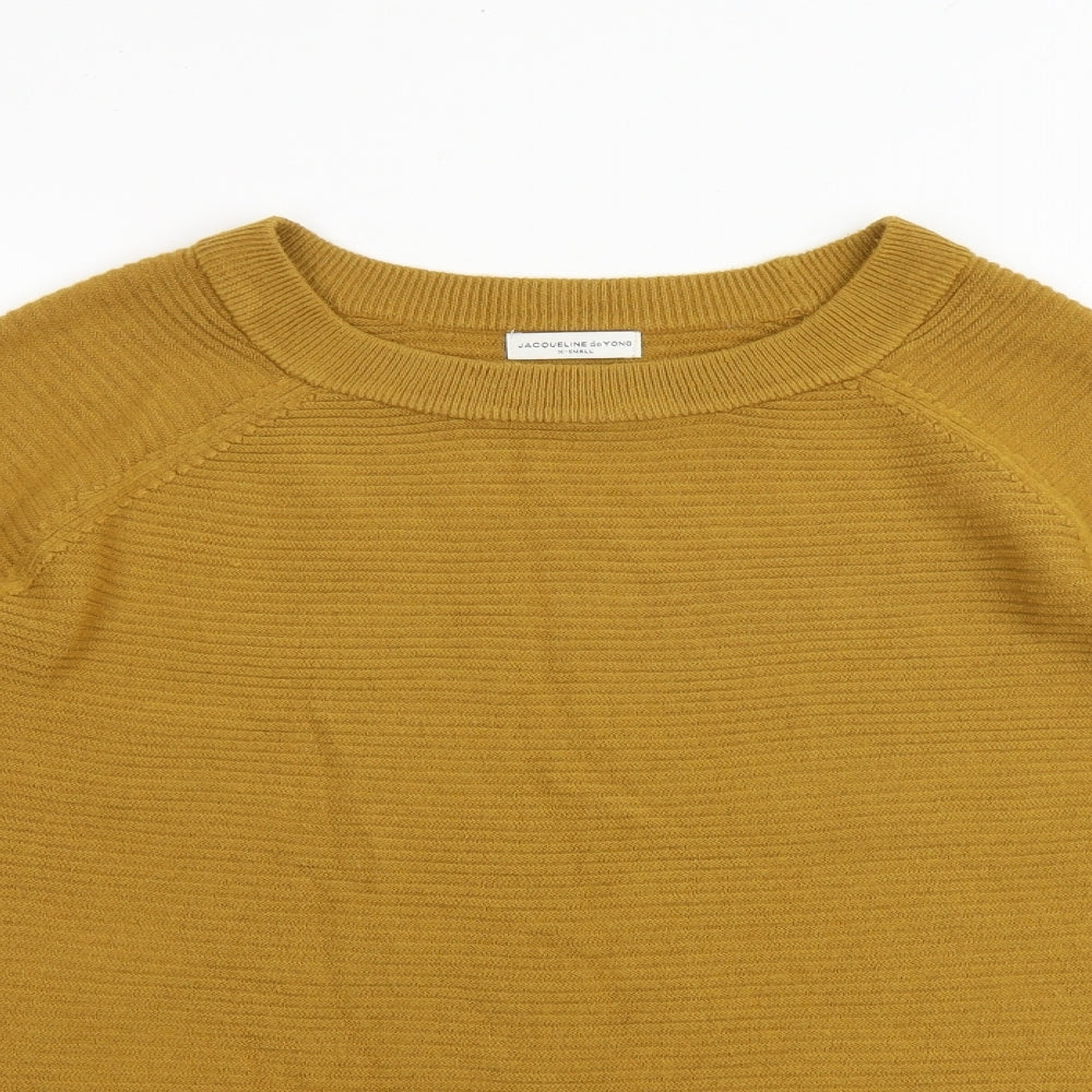 Womens UK Size XS Jaqueline de Yong Brown Pullover Jumper