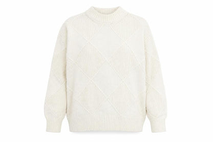 Womens UK Size M Marks and Spencer Ivory Pullover Jumper