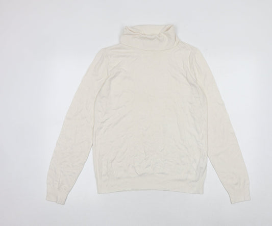 Womens UK Size M Marks and Spencer Ivory Pullover Jumper