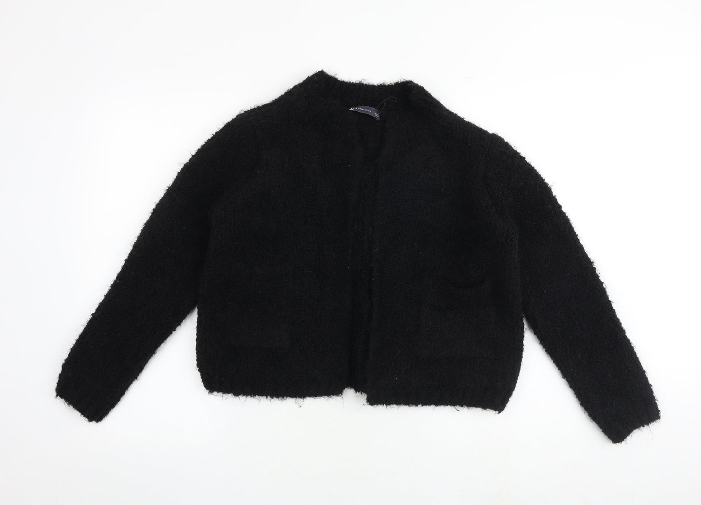 Womens UK Size M Marks and Spencer Black Cardigan Jumper