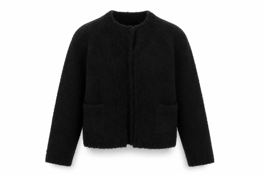 Womens UK Size M Marks and Spencer Black Cardigan Jumper