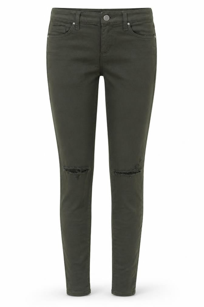 Womens UK Size 25 in Topshop Slim Fit Skinny Green Jeans