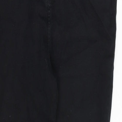 Paper + Stitch Womens Black Cotton Skinny Jeans Size 32 in Regular Zip
