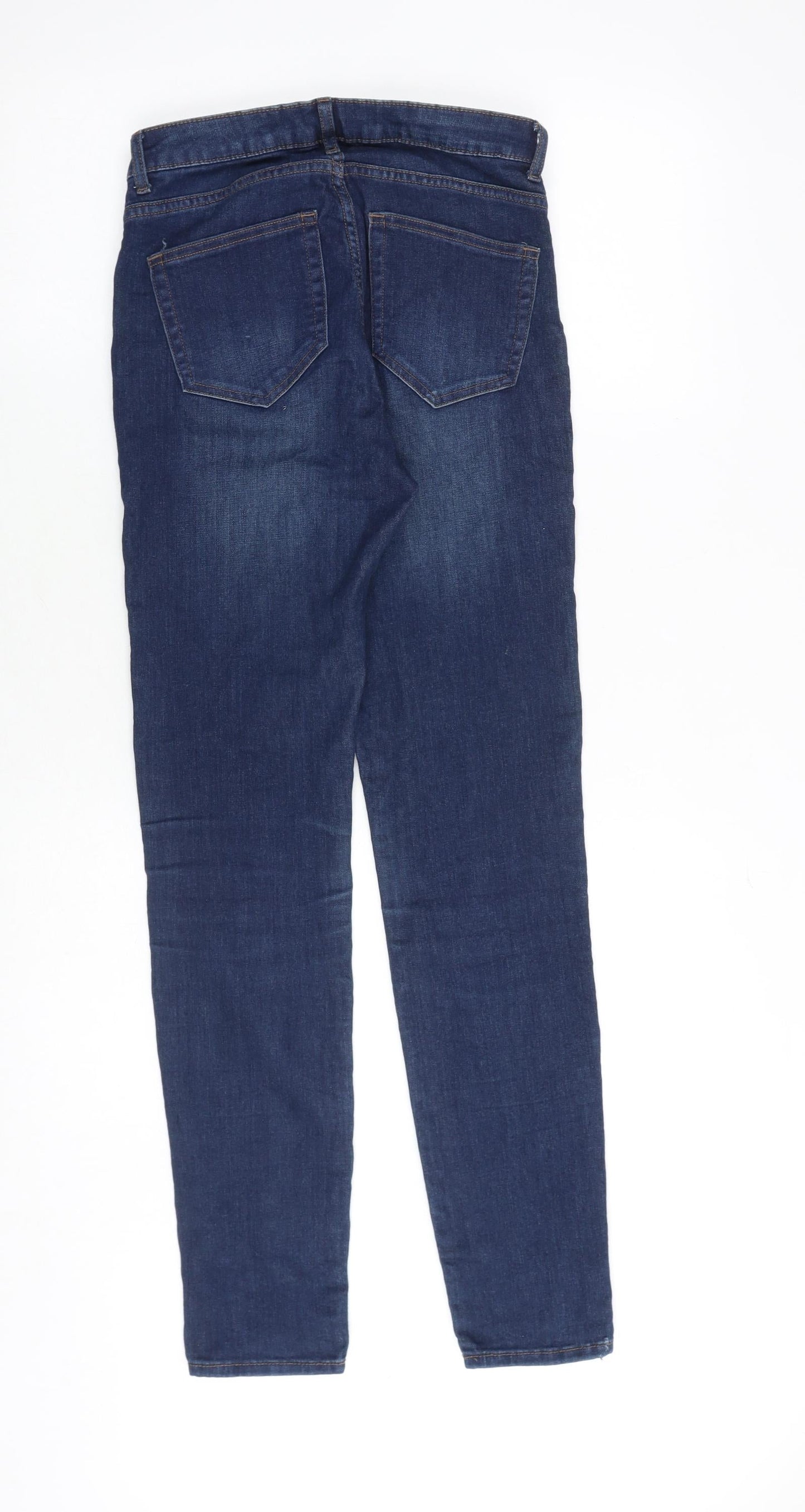 Womens UK Size 8 H&M Slim Fit Skinny Blue Jeans