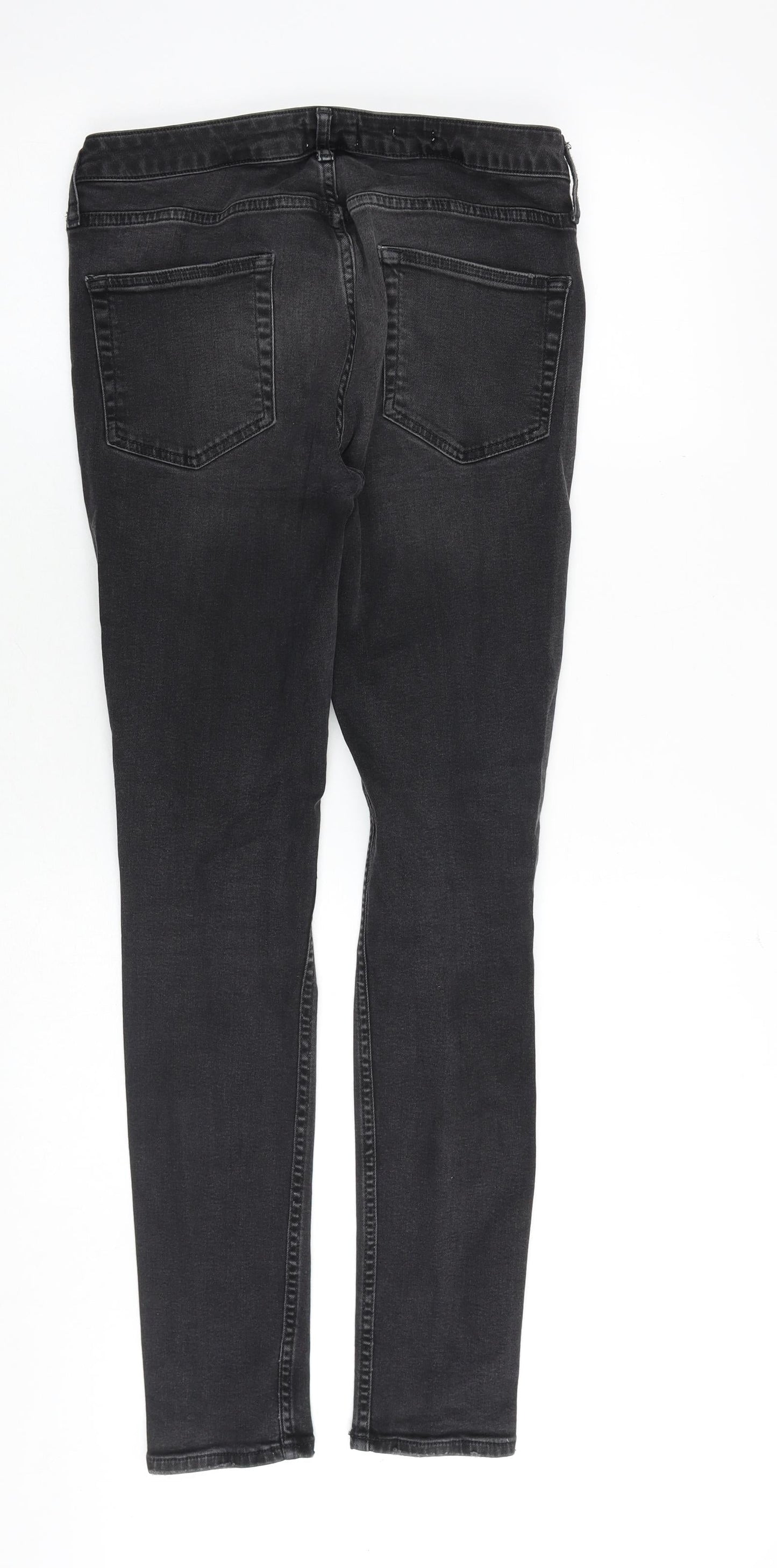 Womens UK Size 30 in Topman Slim Fit Skinny Grey Jeans