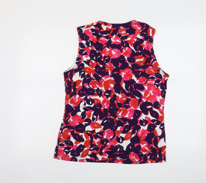 Womens UK Size 16 Kaliko Multicoloured Basic Tank