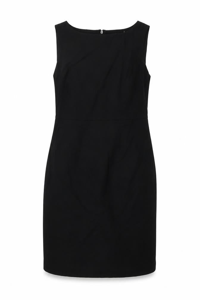 NEXT Womens Black Polyester A-Line Size 14 Boat Neck Zip
